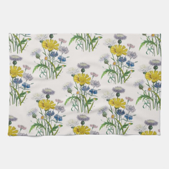Blumenkarneval Geschirrtuch (Horizontal)