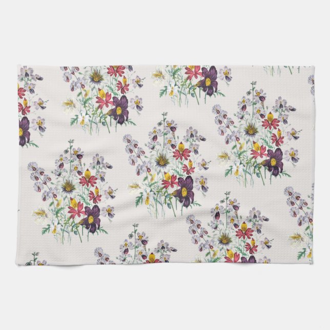 Blumenkarneval Handtuch (Horizontal)