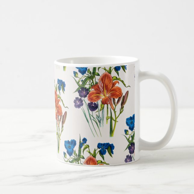 Blumenkarneval Kaffeetasse (Rechts)