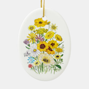 Blumenkarneval Keramik Ornament