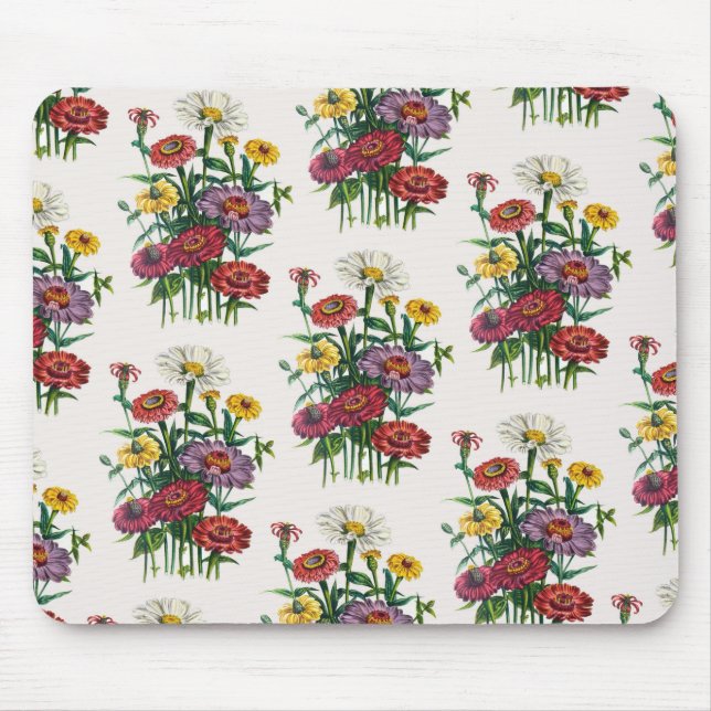 Blumenkarneval Mousepad (Vorne)