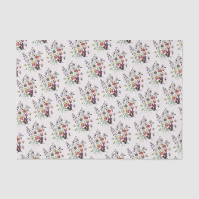 Blumenkarneval Seidenpapier (Vorderseite)