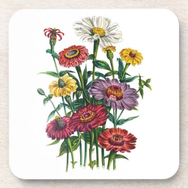 Blumenkarneval Untersetzer (Vorderseite)