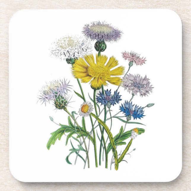 Blumenkarneval Untersetzer (Vorderseite)