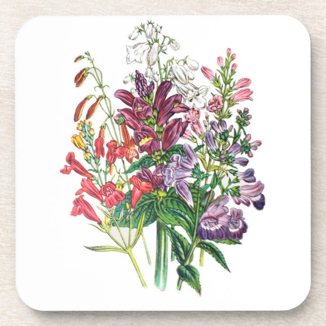 Blumenkarneval Untersetzer (Vorderseite)