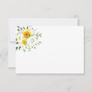 Blumenkarte Mitteilungskarte