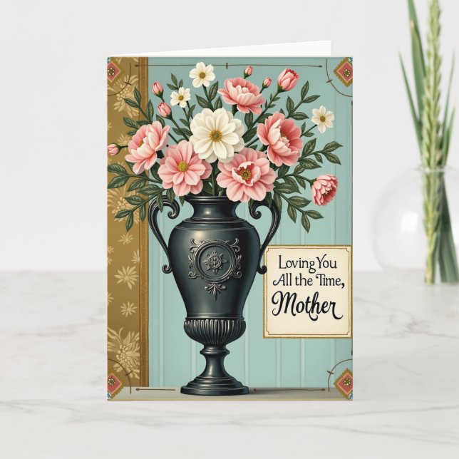 Blumenkarte 'Mutterliebe' Karte (Vorderseite)