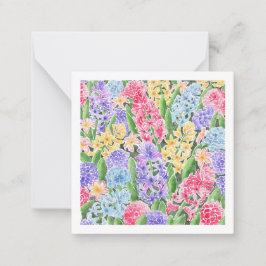 Blumenkarte (Postkartenstil) Mitteilungskarte