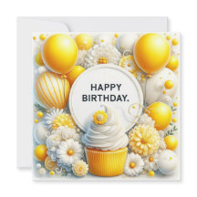 Blumenkarte zum Geburtstag