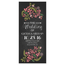 Blumenkarten für Hochzeitskarten