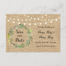 Blumenkarten für Save the Date Liebe