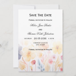 Blumenkarten Save the Date