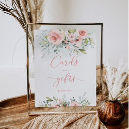 Blumenkarten und Geschenke aus Rosa Poster