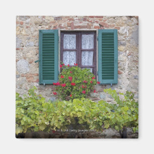 Blumenkasten auf Fenster Magnet