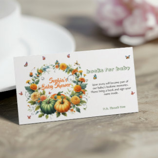 Blumenkästen mit erlesenen Kürbiskröten Begleitkarte