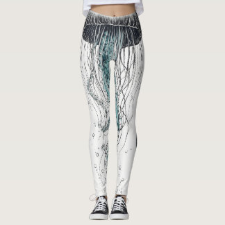 "Blumenkästen: Monochrome Medusa" Leggings
