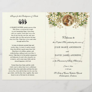 Blumenkatholisches Hochzeitsprogramm