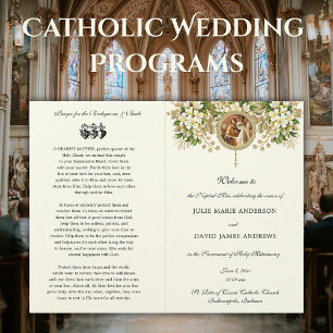 Blumenkatholisches Hochzeitsprogramm