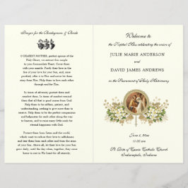 Blumenkatholisches Hochzeitsprogramm
