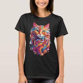 Blumenkatze T-Shirt