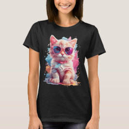 Blumenkatze T-Shirt