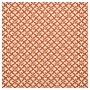 Blumenkimono-Druck, Mandarinenorange Stoff
