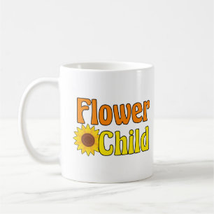 Blumenkind Süße Sonnenblume Hippie Kinder Kaffeetasse