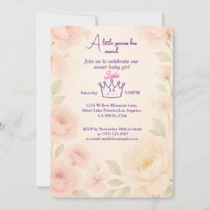 Blumenkinderdusche Einladung Hintergrund