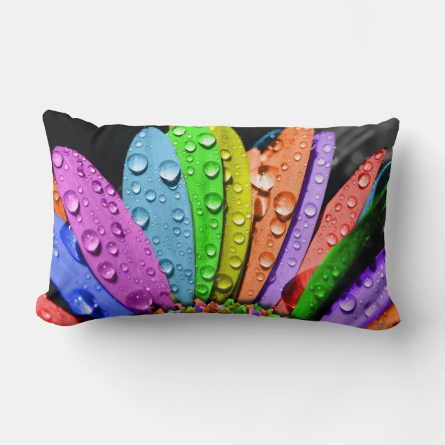 Blumenkissen - Elegante Blume Lendenkissen (Vorderseite)