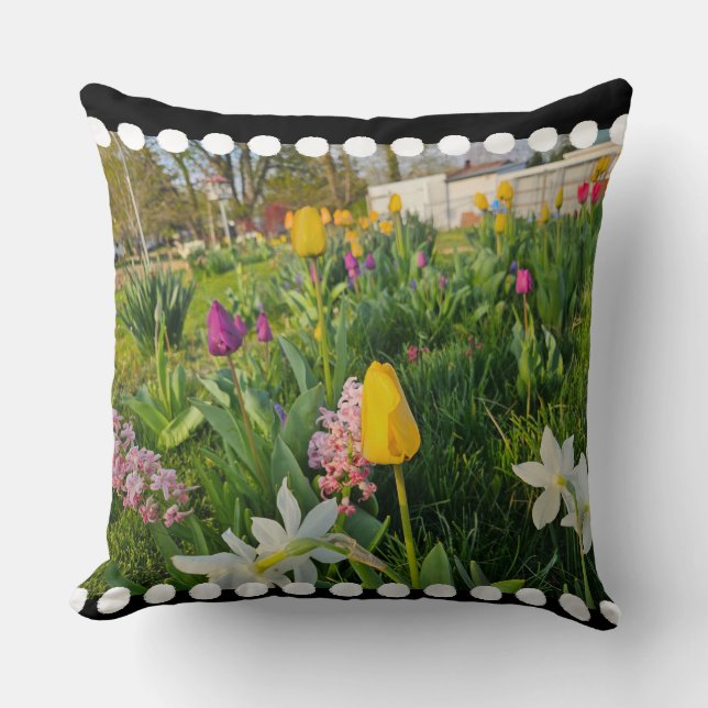 Blumenkissen Kissen (Vorderseite)