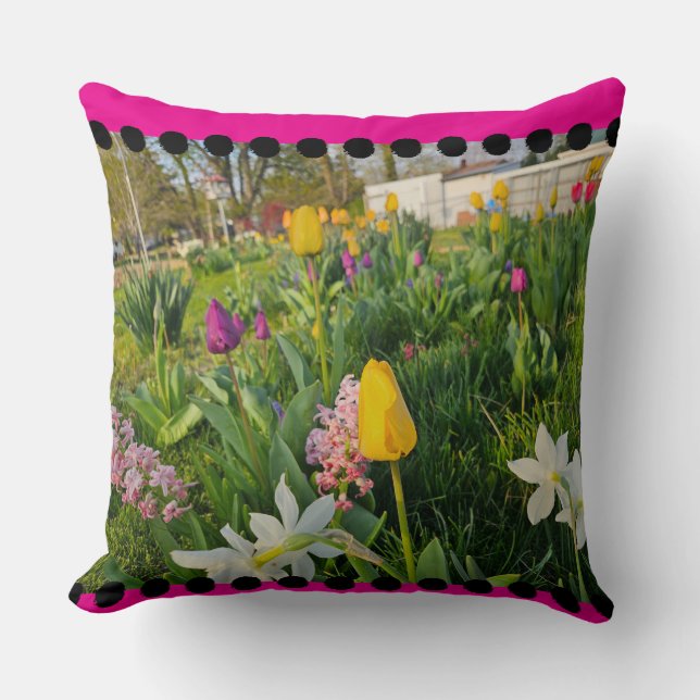 Blumenkissen Kissen (Vorderseite)