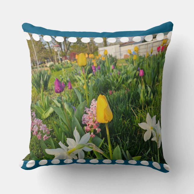 Blumenkissen Kissen (Vorderseite)