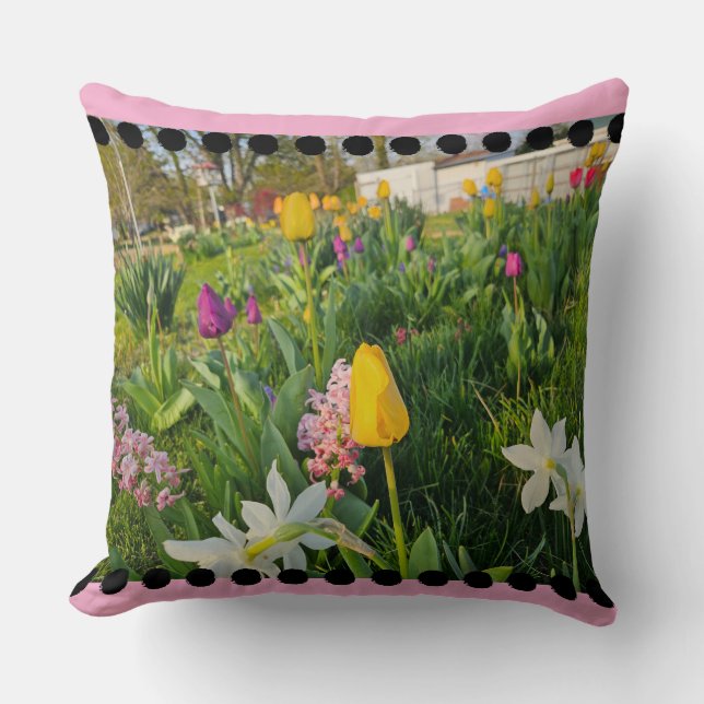 Blumenkissen Kissen (Vorderseite)