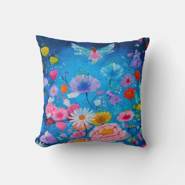 Blumenkissendesign Kissen (Vorderseite)