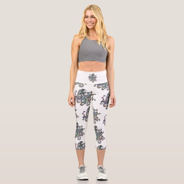 Blumenklee Capri Leggings (Vorderseite)