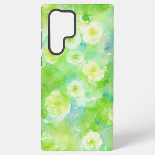 Blumenkoffer, grün und gelb samsung galaxy hülle