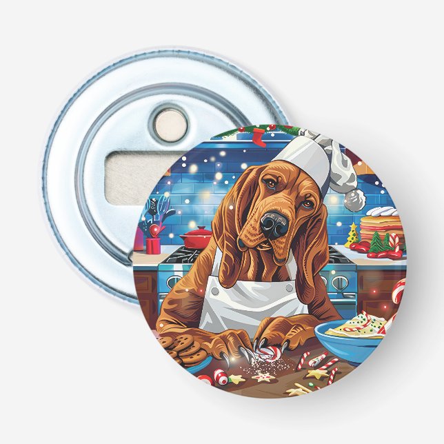 Blumenkohl Backen: Feierliche Weihnachten Flaschenöffner (Vorderseite)