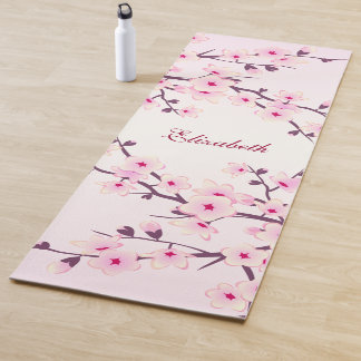 Blumenkohl Blossom Pink Monogramm Yogmatte Yogamatte