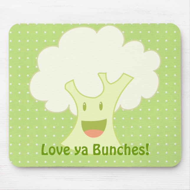 Blumenkohl-Bündel Mousepad (Vorne)