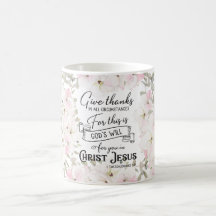 Blumenkohl-Christlich-/Biokaffee-Tasse