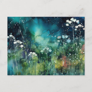 Blumenkohl-Collage Postkarte