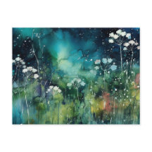 Blumenkohl-Collage Postkarte