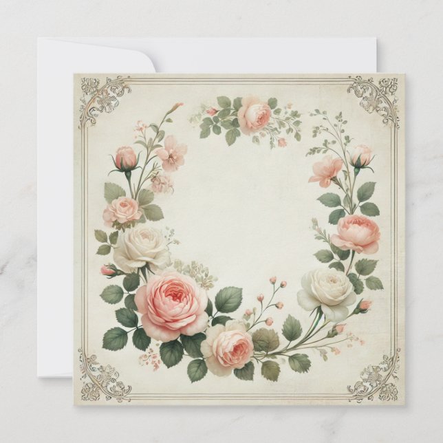 Blumenkohl Einladung zum Geburtstag (Vorderseite)