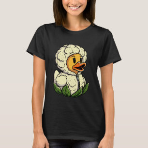 Blumenkohl-Ente-Veggie-Vegan-Vegetarisch T-Shirt