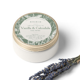 Blumenkohl Grünes pflanzliches Inhaltsstoff Runder Aufkleber