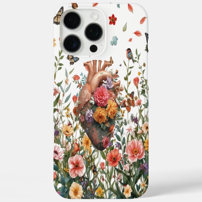 Blumenkohl Handy Fall künstlerische Bloom Anatomie Case-Mate iPhone Hülle (Rückseite)