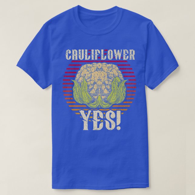 Blumenkohl Ja Gemüsegärtner T-Shirt (Design vorne)
