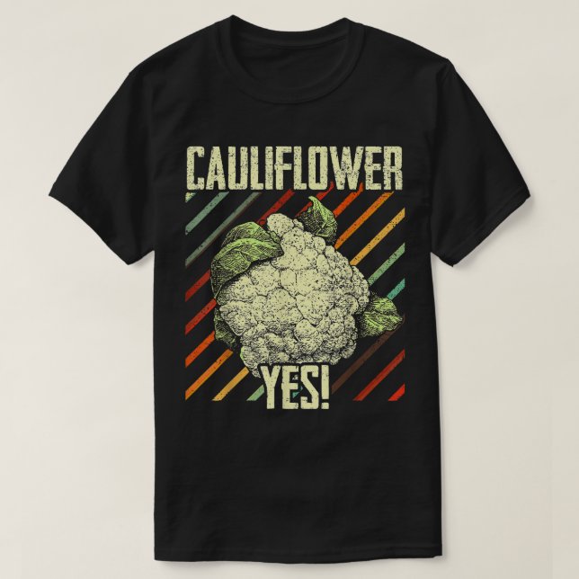 Blumenkohl Ja Gemüsegärtner T - Shirt (Design vorne)