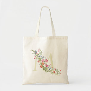 Blumenkohl M monogramm Hochzeitsfeder-Brautparty Tragetasche
