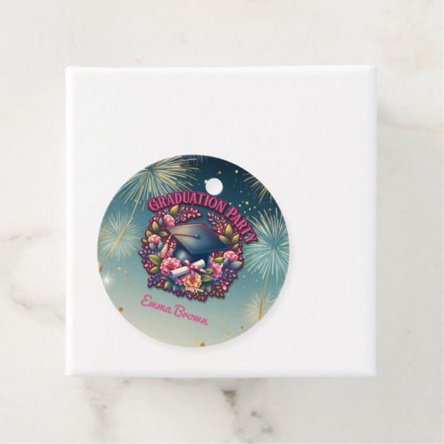 Blumenkohl-Party Geschenkanhänger (Beispiel)